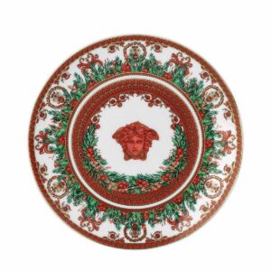 versace piattino di natale i love baroque holiday 17 cm