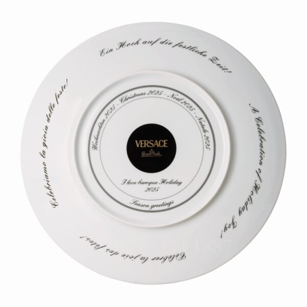 versace piatto di natale i love baroque holiday
