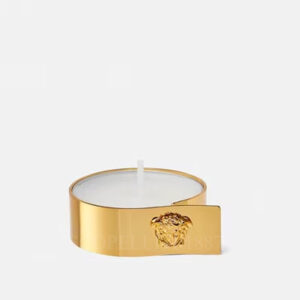 versace portacandela medusa oro