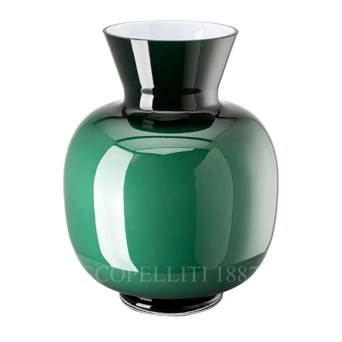 Vase En Verre Violet - Pour Fleurs - Occasion - État Correct