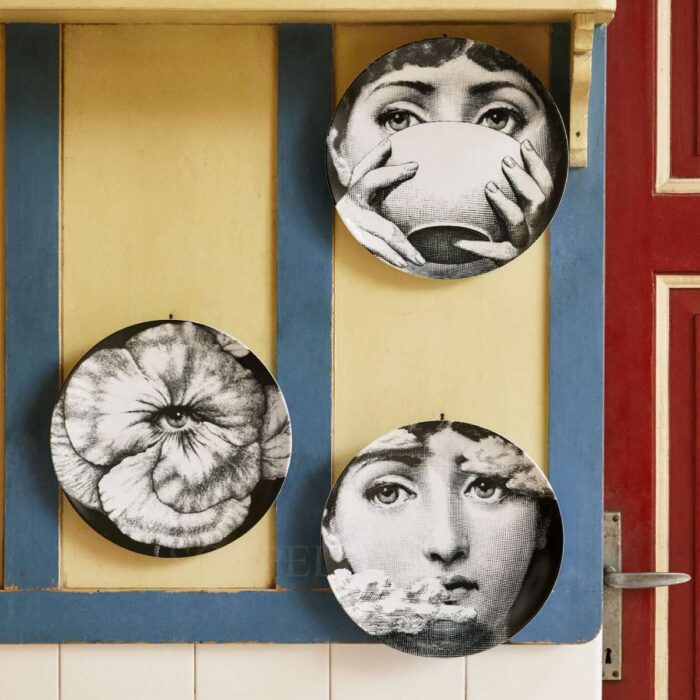 fornasetti-piatti-da-parete-plates-tema-e-variazioni fornasetti piatti tema e variazioni