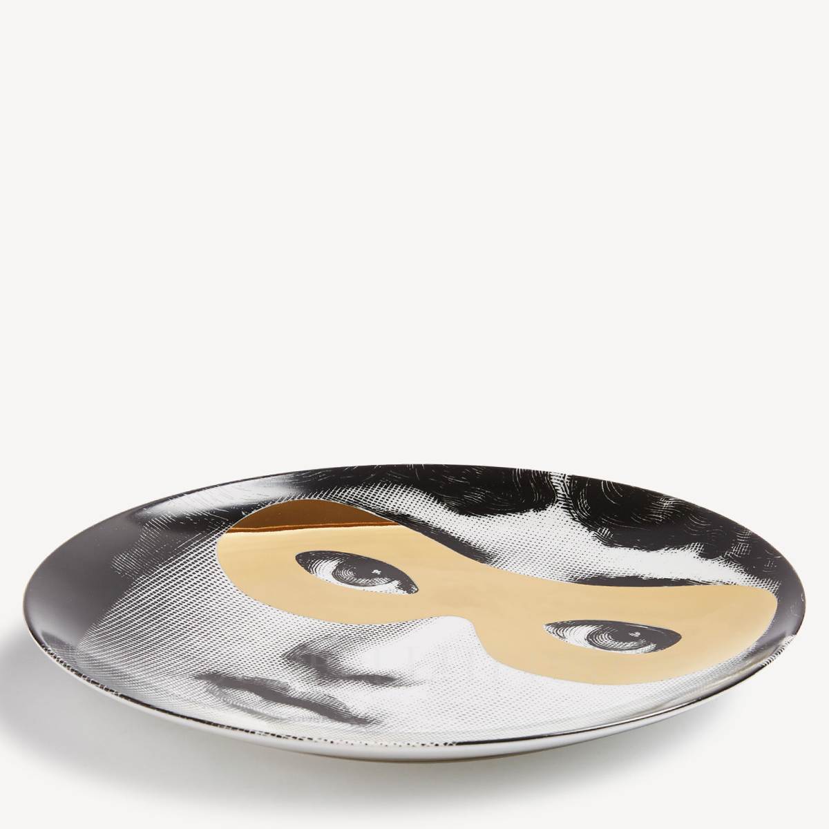fornasetti-piatto-tema-e-variazioni-n.22-with-gold fornasetti piatto tema e variazioni num.22