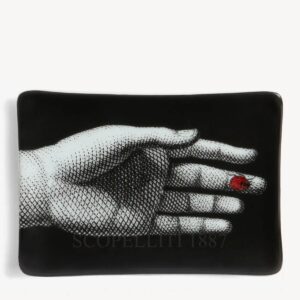 fornasetti posacenere rettangolare con la coccinella