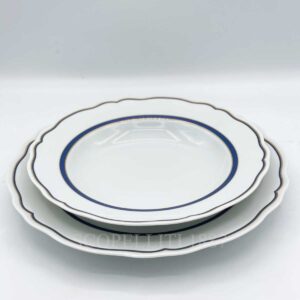 servizio piatti phillippe deshoulieres dome blue