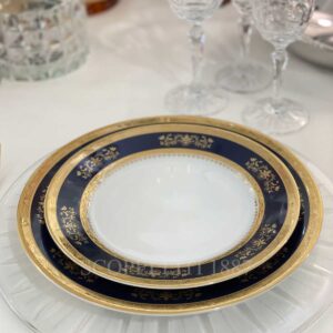 servizio piatti phillippe deshoulieres orsay blu