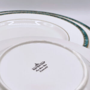 servizio piatti royal bone china emerald