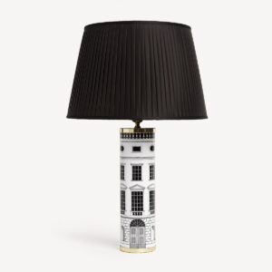 fornasetti lampada da tavolo architettura con paralume