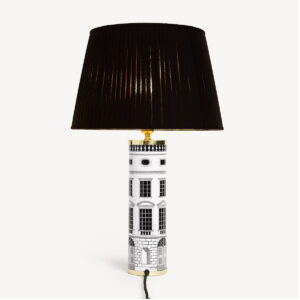 fornasetti lampada da tavolo architettura con paralume