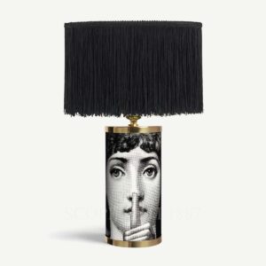 fornasetti lampada da tavolo silenzio con paralume