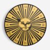 Fornasetti Orologio da Parete Sole Raggiante Oro